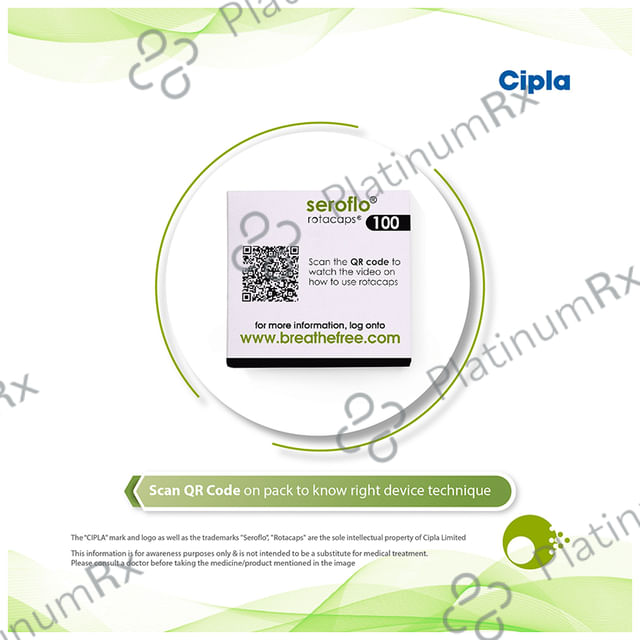 Seroflo 100/50mcg Capsule 30s