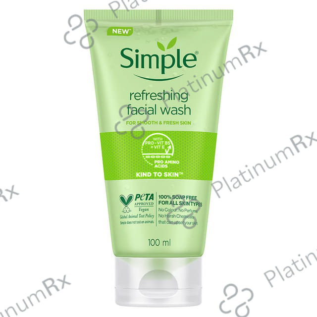 Simple Refresh Face Wash 100ml