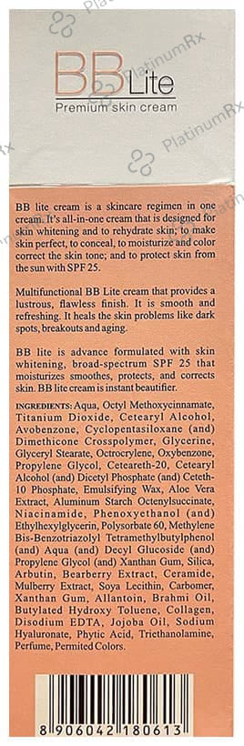 Bb Lite Premium Skin Whitening & Anti Ageing Cream SPF 25 Cream 50ml