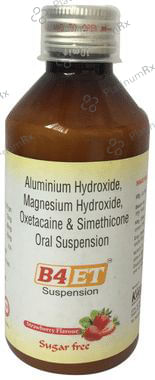 B4ET Oral Suspension Strawberry Sugar Free