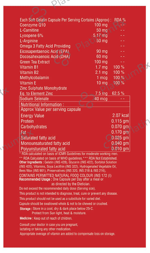 Clide -Q10 Soft Gelatin Capsule