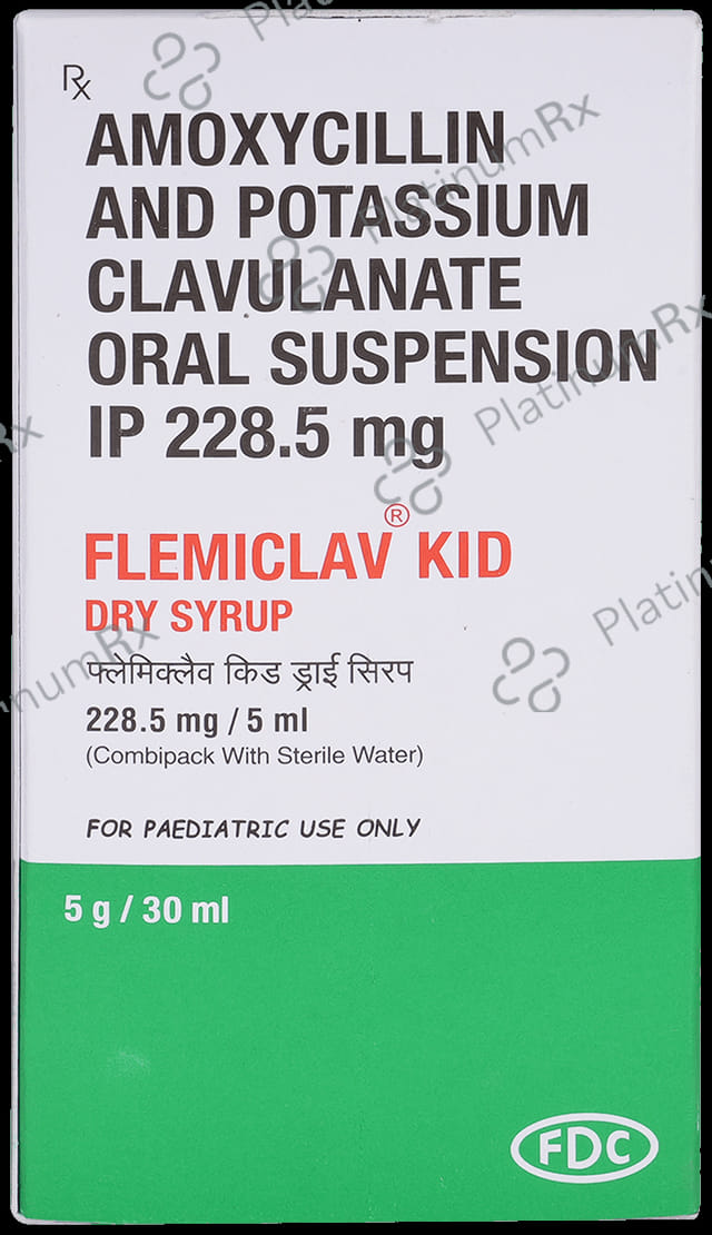 Flemiclav Kid 200/28.5mg Dry Syrup 30ml