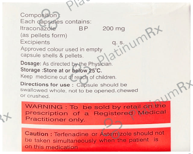 Itrobrik 200mg Capsule 6s