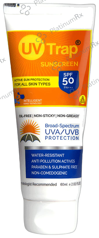 UV Trap Sunscreen SPF 50 PA+++ Lotion 60ml