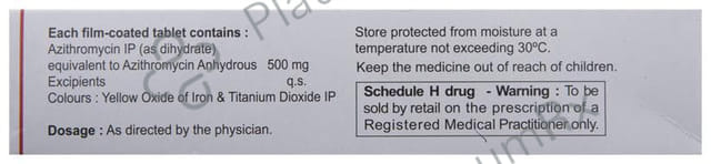 Azithral 500mg Tablet 5s
