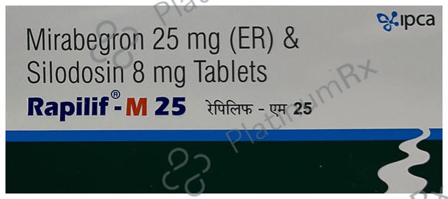 Rapilif M 25/8mg Tablet ER 10s