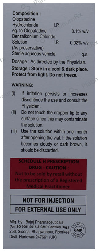 Olocan Eye Drop 5 ml Ophthalmic Solution