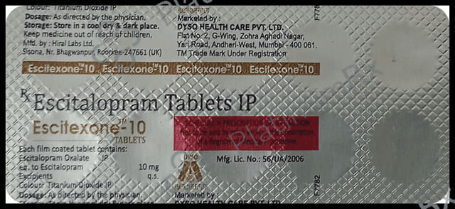 Escitexone 10 Tablet