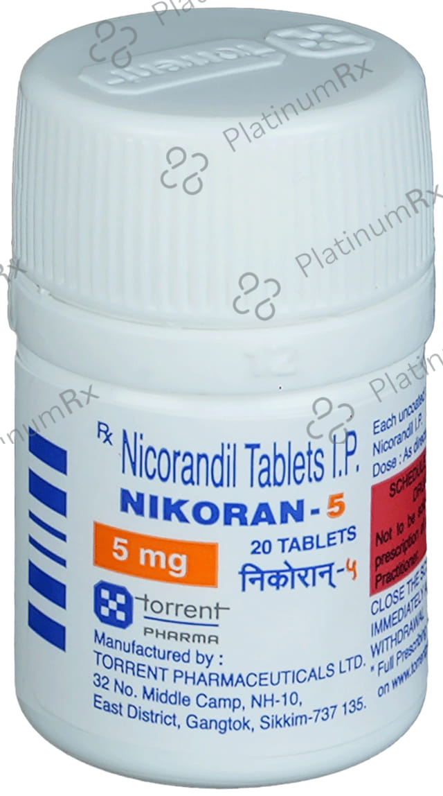 Nikoran 5mg Tablet 20s