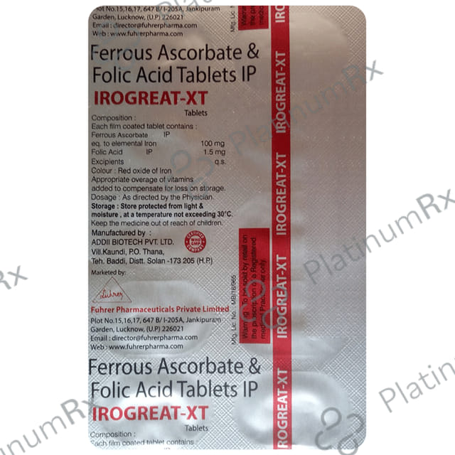 Irogreat XT Tablet 10s