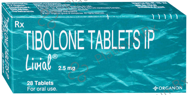 Livial 2.5mg Tablet 28s