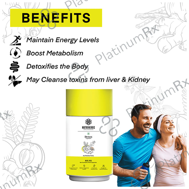 Nutriherbs Detox 500mg Capsule