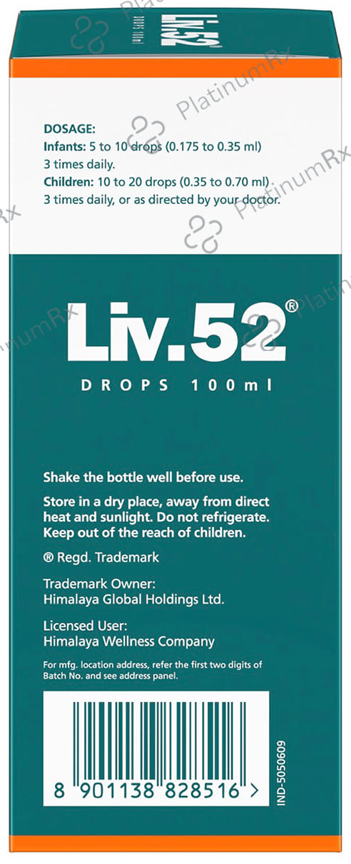 Himalaya Liv 52 Oral Drops 100ml