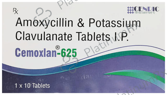 Cemoxlan 625 500/125mg Tablet 10s