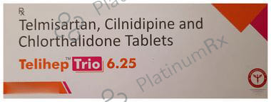 Telihep Trio 6.25 Tablet
