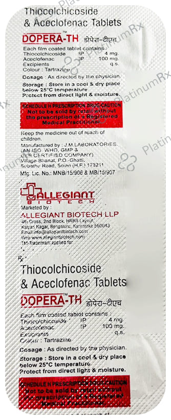 Dopera 100/4mg TH Tablet 10s