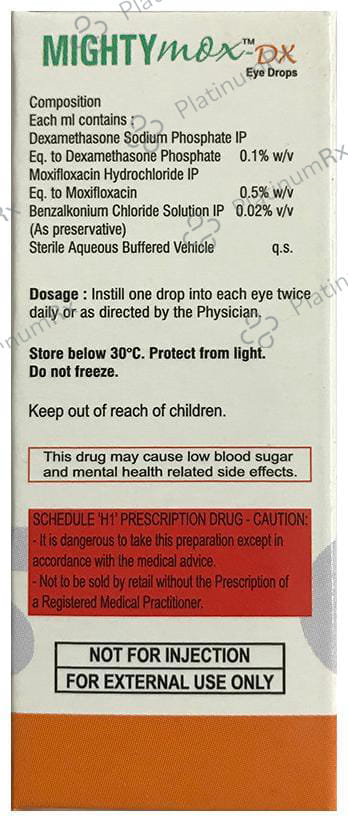 Mighty Mox-DX Eye Drop 5 Eye Drop