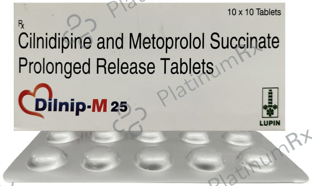 Dilnip M 10/25mg Tablet PR 10s