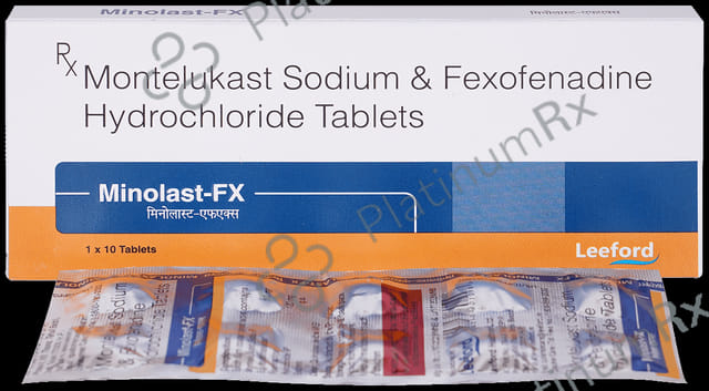 Minolast FX 10/120mg Tablet 10s