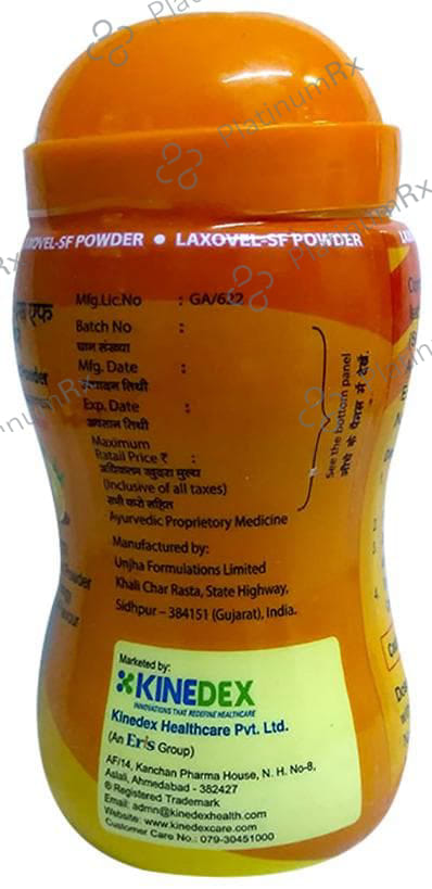 Laxovel SF Powder Tangy Orange 90 gm