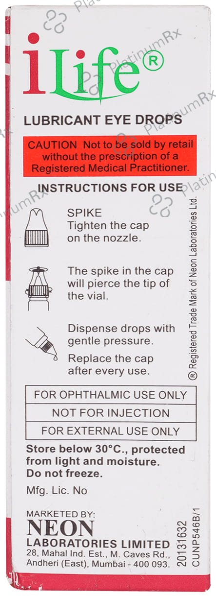 Ilife 0.5% Eye Drop 10ml