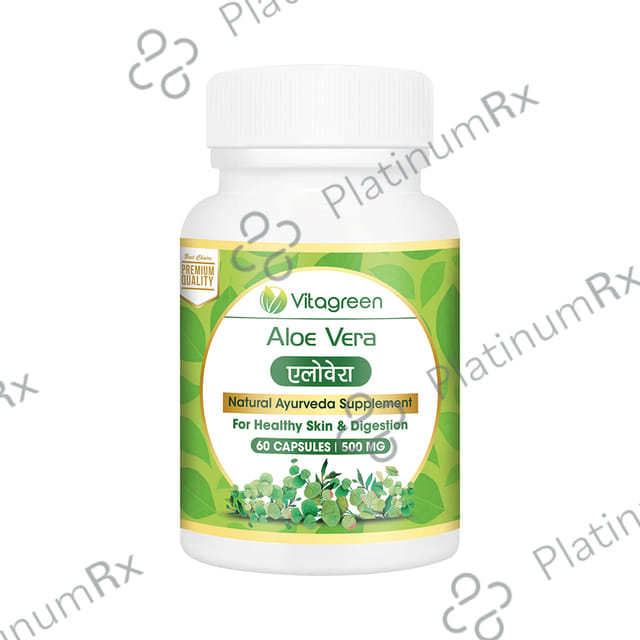 Vitagreen Aloe Vera 500mg Capsule