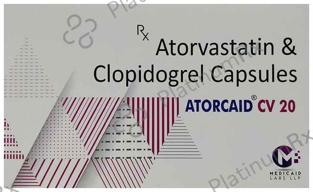 Atorcaid CV 20/75mg Capsule 10s