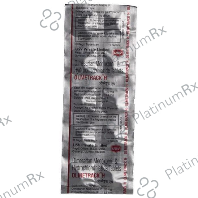 Olmetrack H 12.5/20mg Tablet 10s