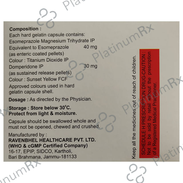 Erixrd 40/30mg Capsule SR 10s