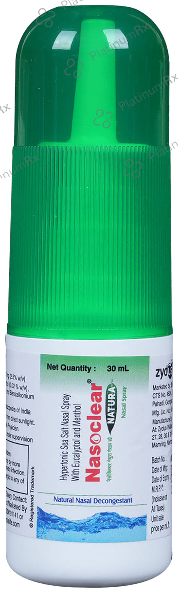 Nasoclear Natura Nasal Spray 30ml
