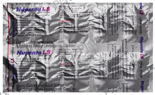 Nupenta LS 75/40mg Capsule SR 10s