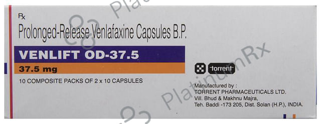 Venlift OD 37.5mg Capsule 10s