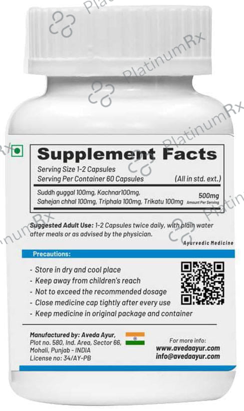 Life Aveda Premium Thyro-Cure Veg Capsule