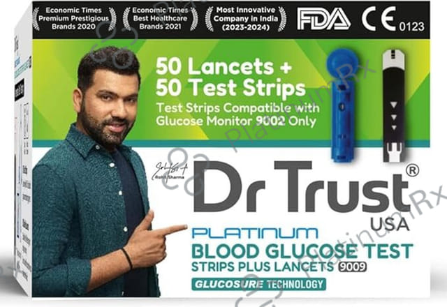 Dr Trust Glucometer Strips 9009
