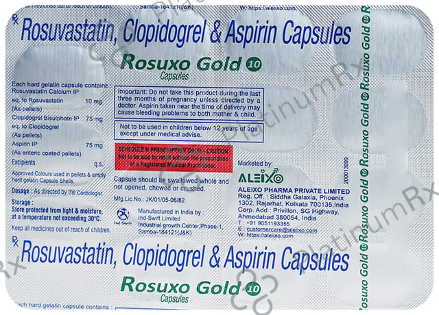 Rosuxo Gold 10 Capsule 15s