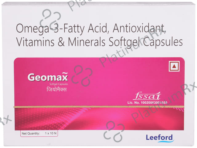Geomax Soft Gel Capsule