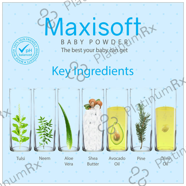 Maxisoft Baby Powder (200gm Each) 1 Bottle