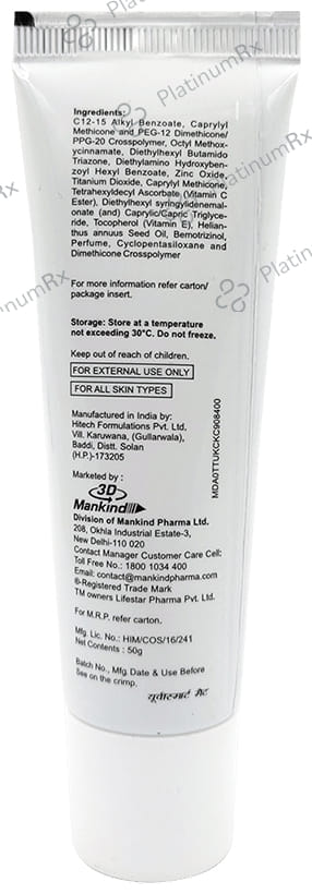 UVsmart Matt Sunscreen Gel 50gm