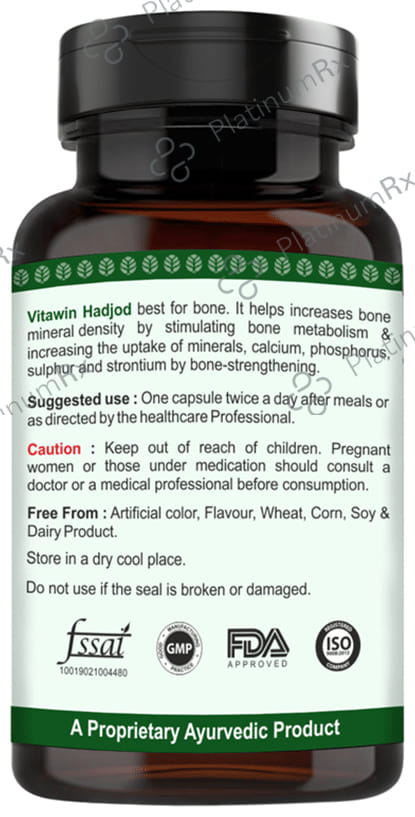 Vitawin Hadjod Vegetarian Capsule