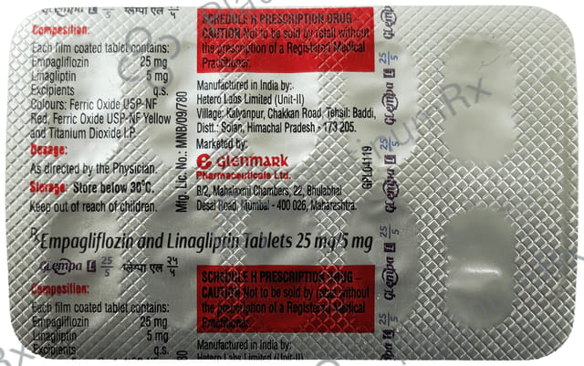 Glempa L 25/5mg Tablet 10s