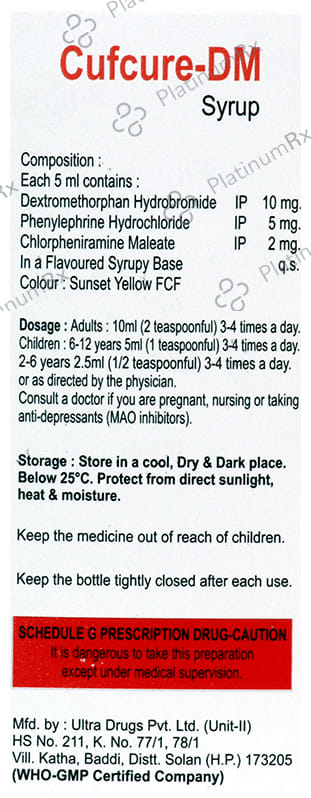 Cufcure-DM Syrup