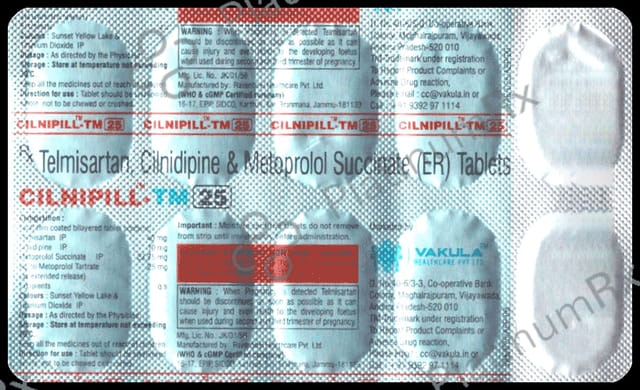 Cilnipill-TM 25 Tablet ER