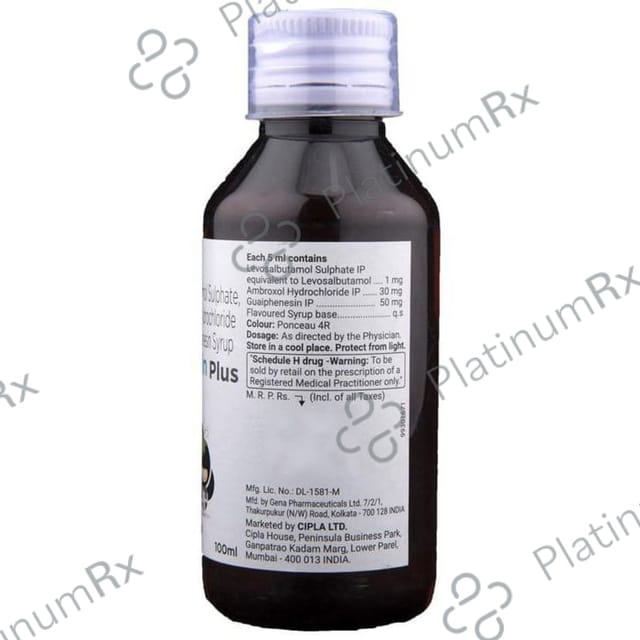 Levolin Plus Pineapple & Black currant Syrup 100ml