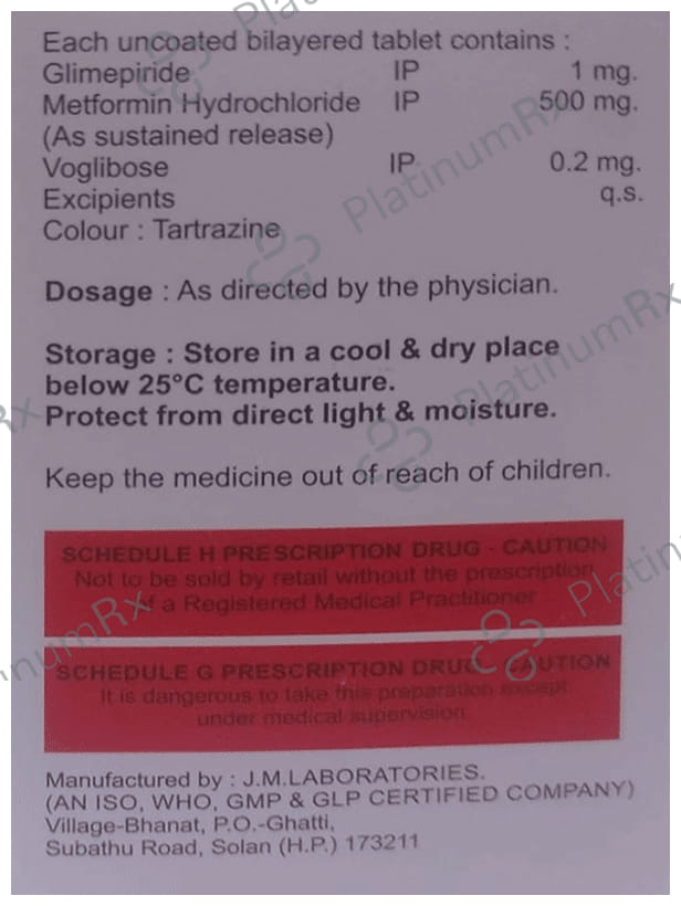 Evevogs-GM 1 Tablet SR