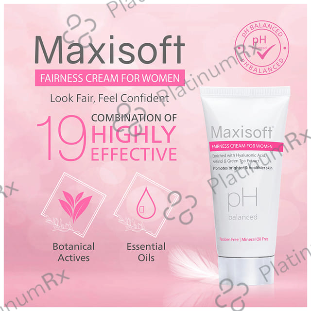 Maxisoft Fairness Cream for Women (50gm Each) 4 Tubes