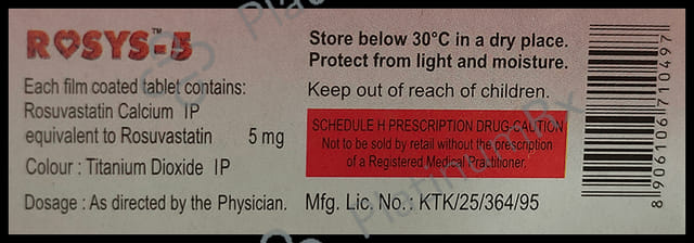 Rosys 5mg Tablet 10s