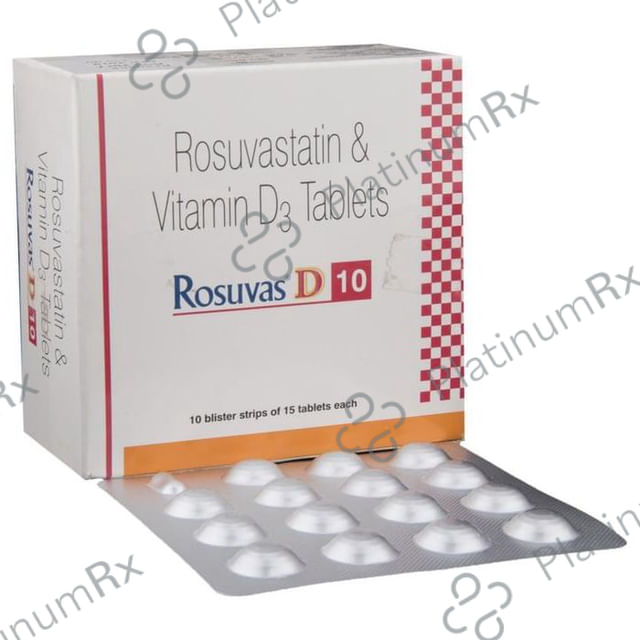 Rosuvas D 10/1000IU Tablet 15s