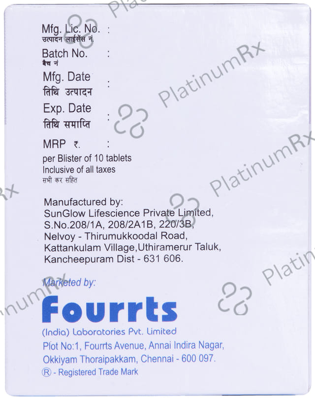 Metffil G 1/500mg Tablet 10s