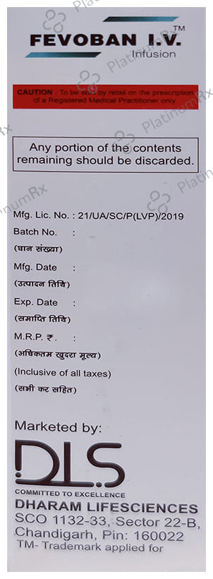 Fevoban I.V. Infusion