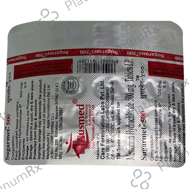 Sugarmet 500 Tablet